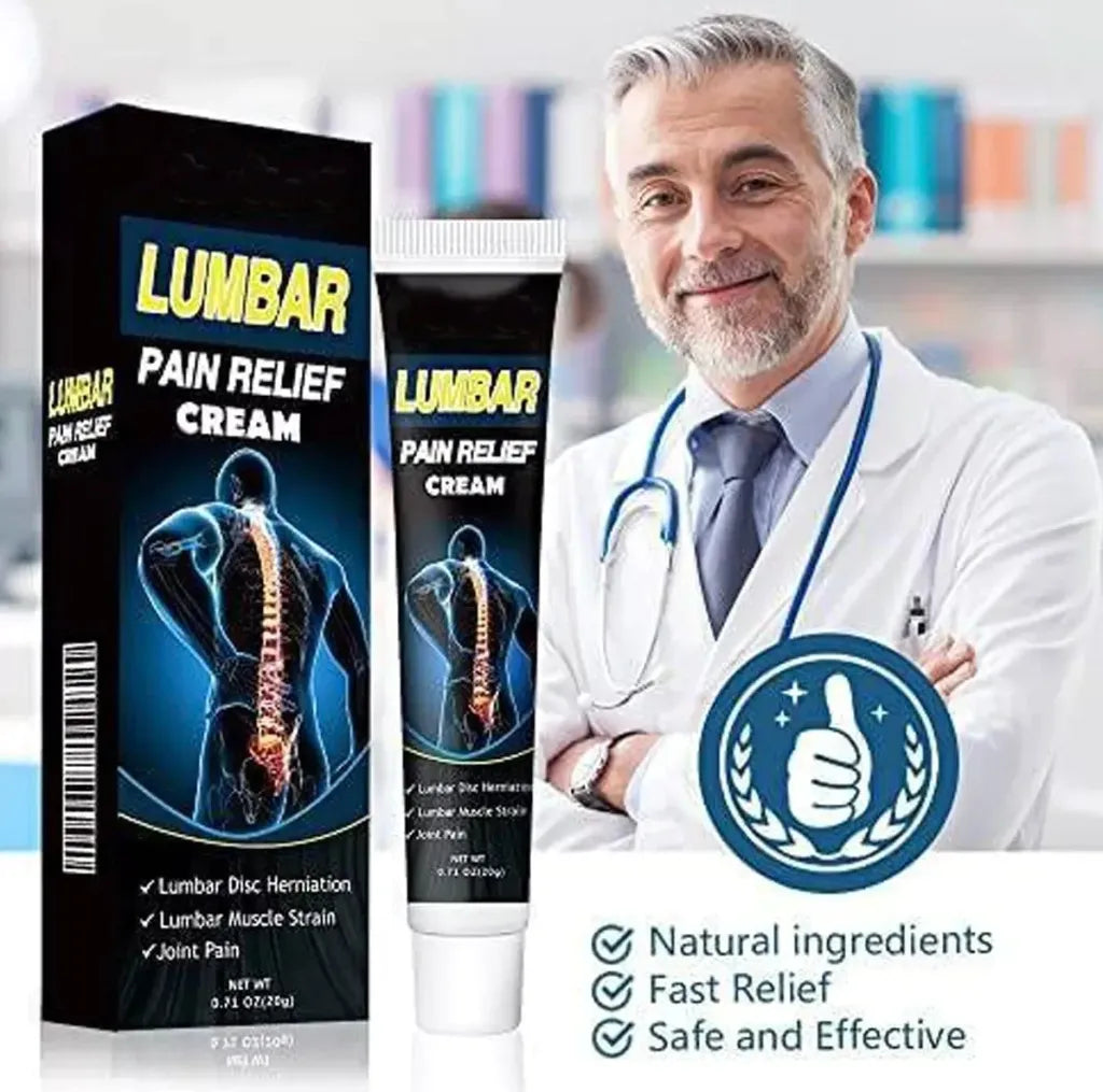 Crema Analgésica Natural para Dolor Lumbar y Muscular