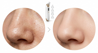 Removedor de Puntos Negros Recargable – Limpieza Facial Profunda con 5 Cabezales