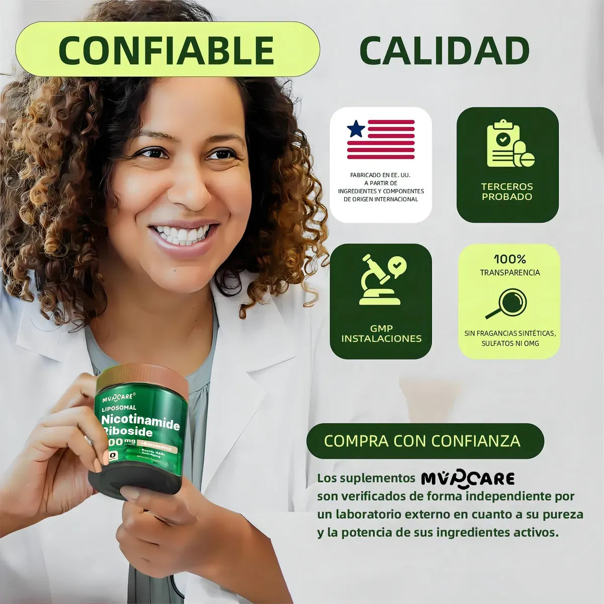 Suplemento NAD+ Nicotinamide Riboside 900 mg